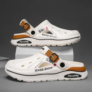 2025 Hot Sale Sandals Men Beach Slippers Thick Sole Anti-Slip Water Shoes for Women Classic Mules Sneakers Sandal Outdoor 38-45